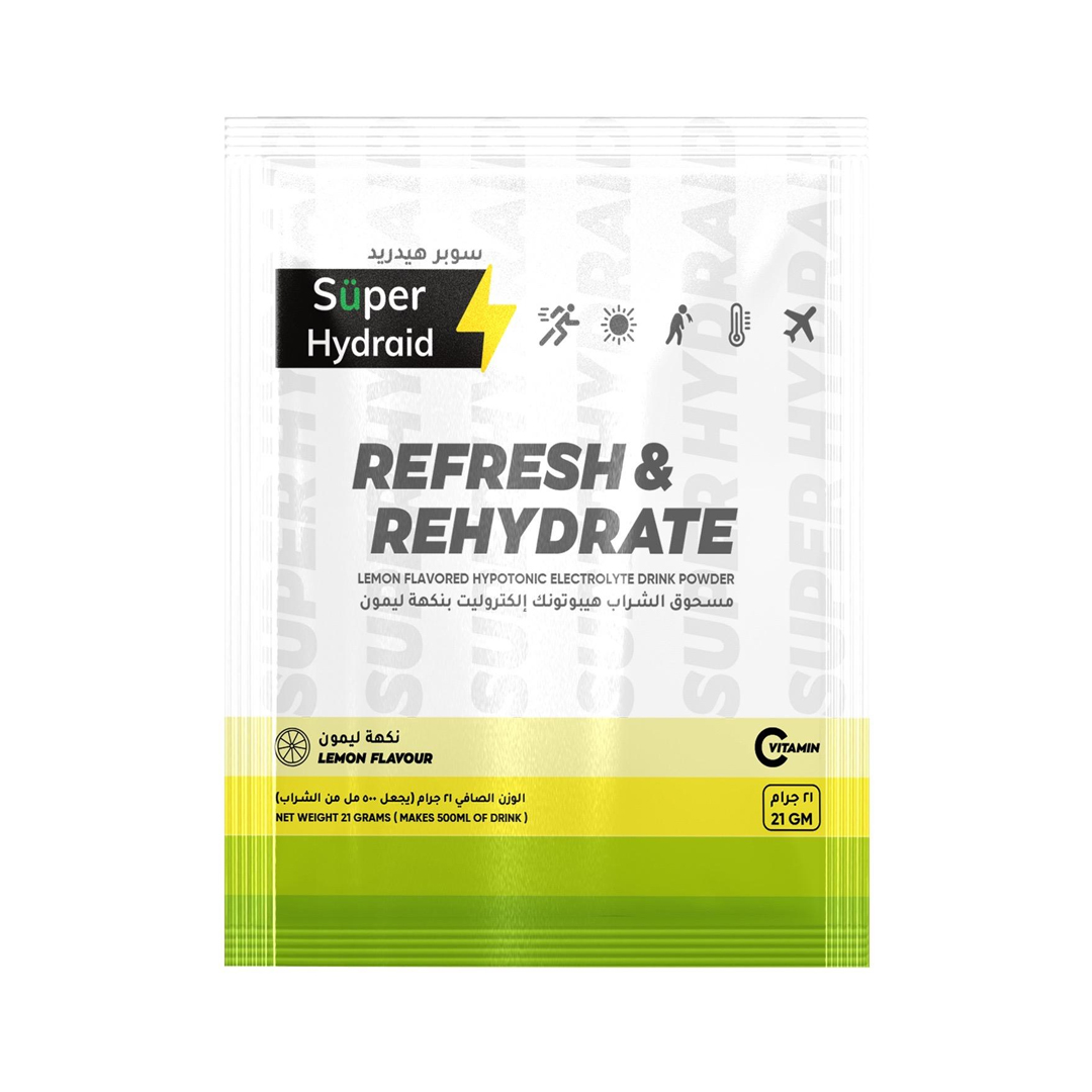 Super Hydraid Electrolyte (lemon)powder Sachets 10.s product available at family pharmacy online buy now at qatar doha
