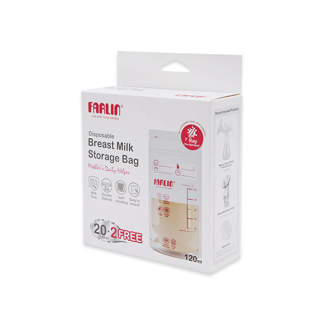 buy online Farlin Milk Storage Bag 120ml 1  Qatar Doha