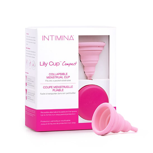 Lily Cup Compact Collapsible  Menstrual Cup [size A] 20308  Intimina -offer product available at family pharmacy online buy now at qatar doha