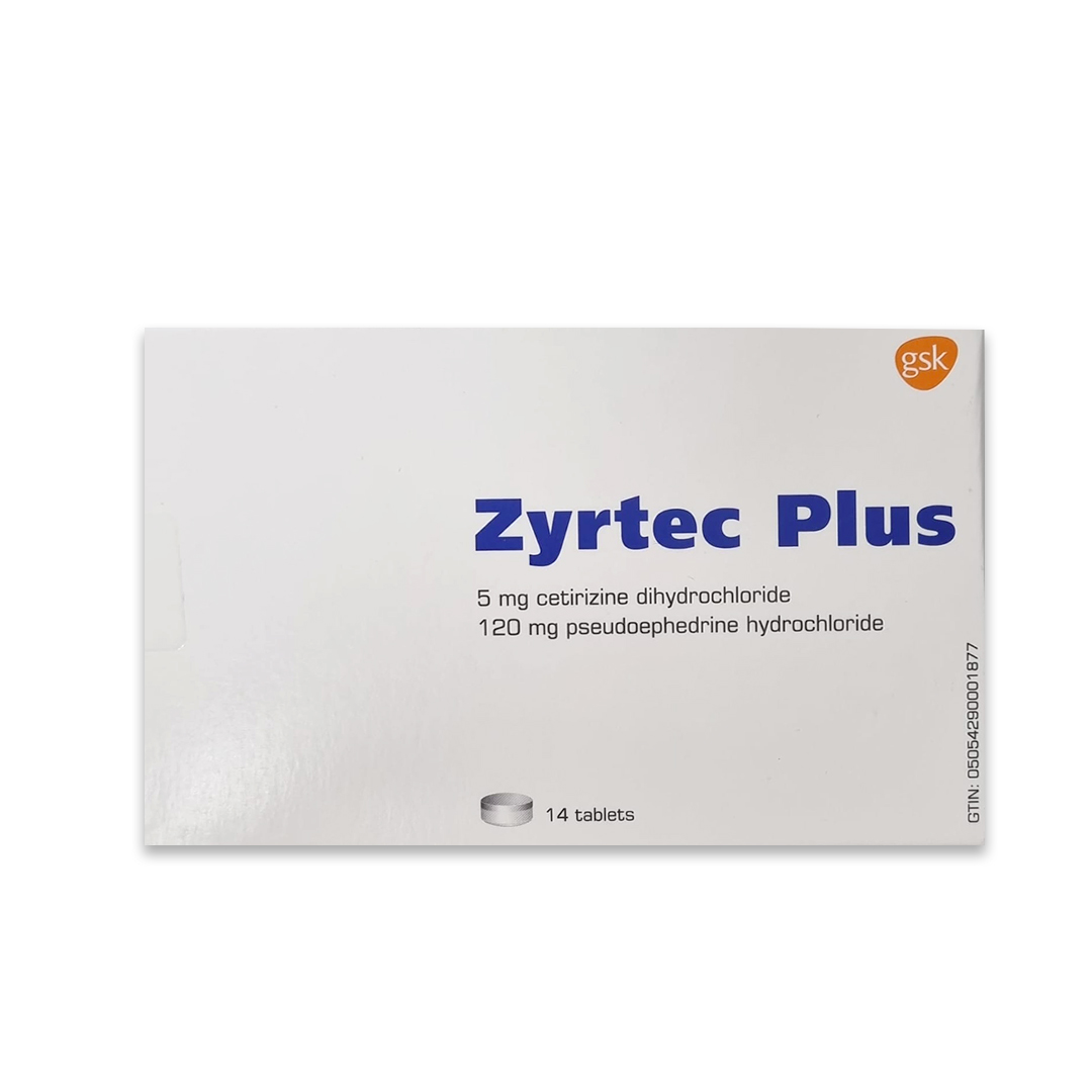 buy online Zyrtec Plus Tablet 14'S 1  Qatar Doha