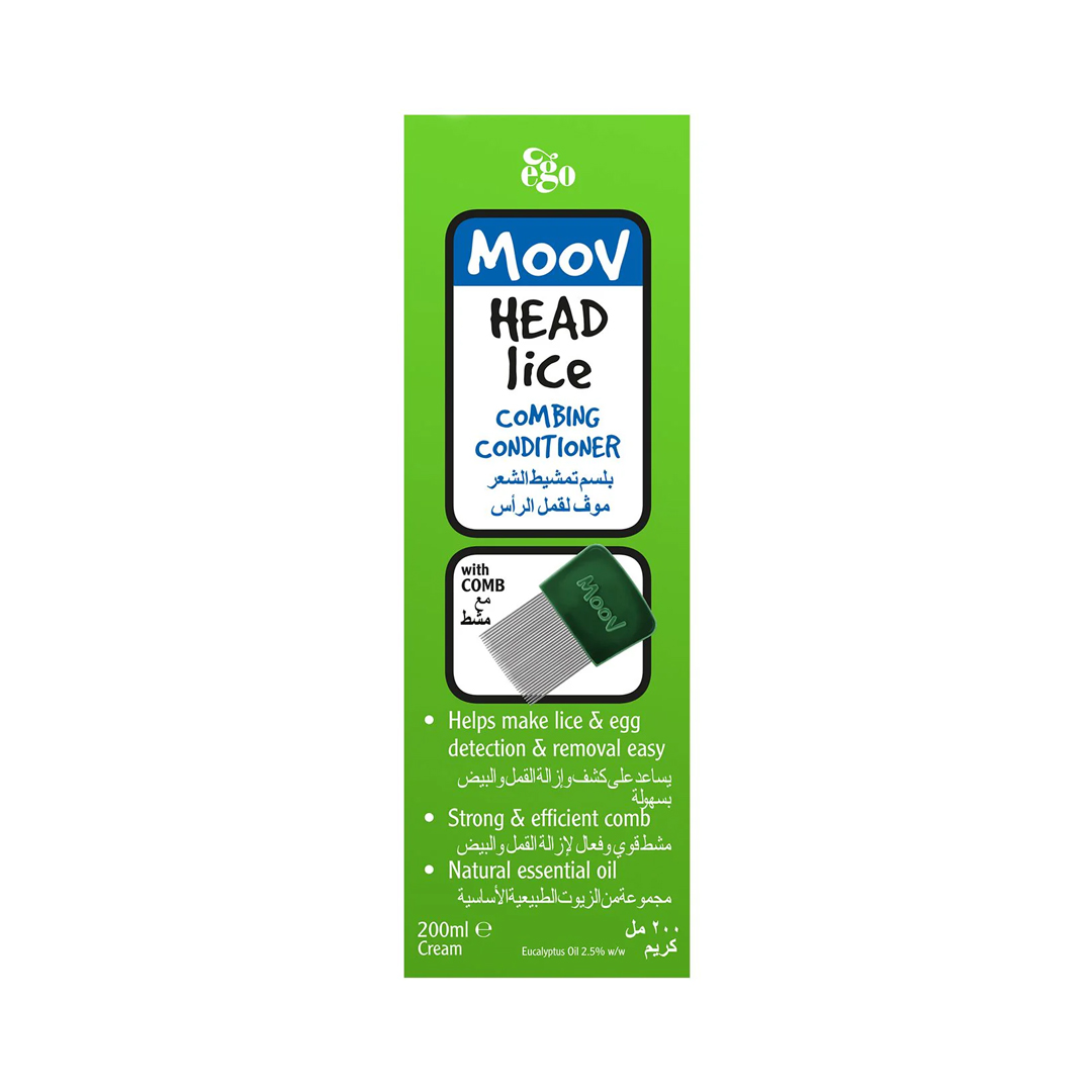 buy online Moov Head Lice Comb Conditioner 200ml   Qatar Doha