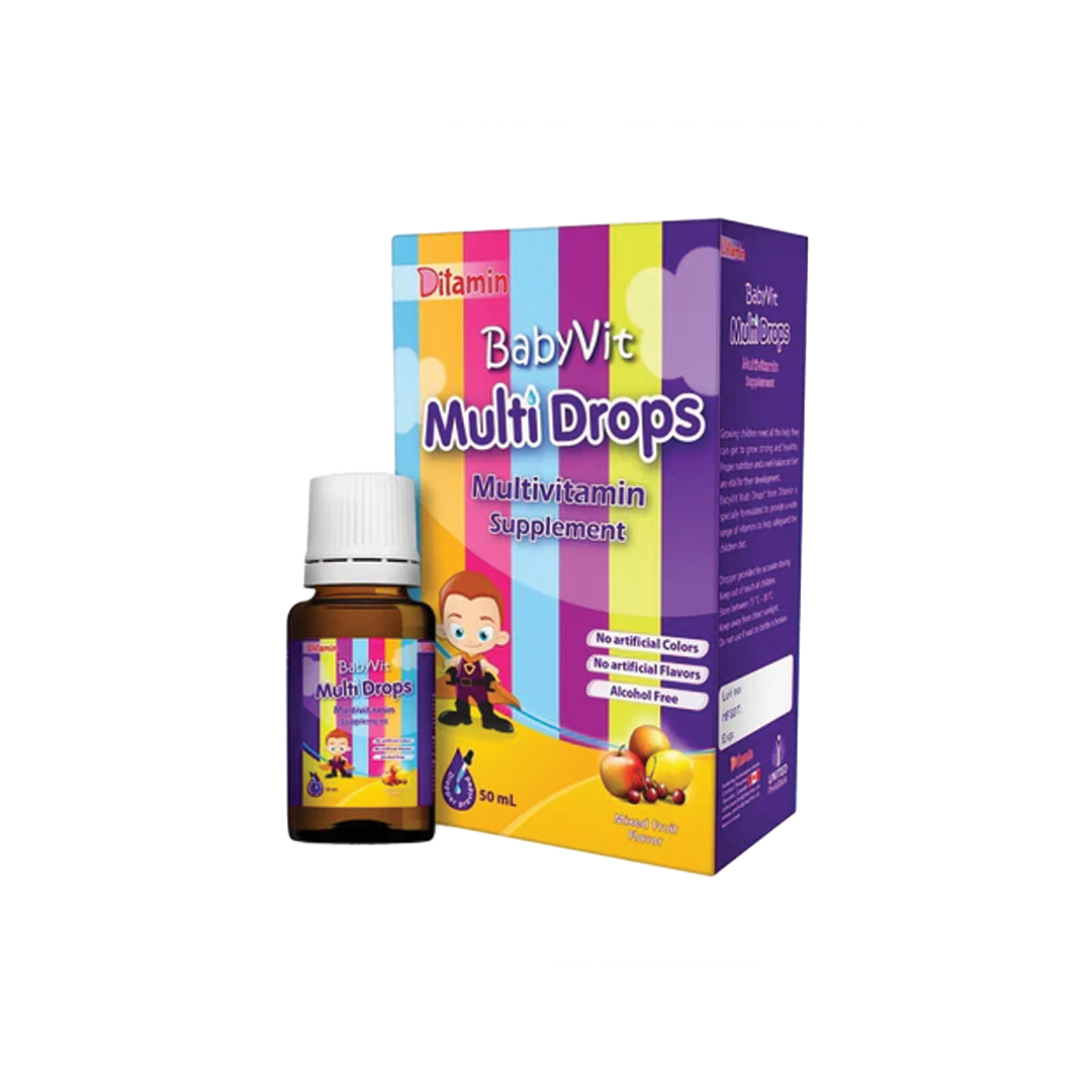 Ditamin Babyvit Multi Drops 50ml product available at family pharmacy online buy now at qatar doha