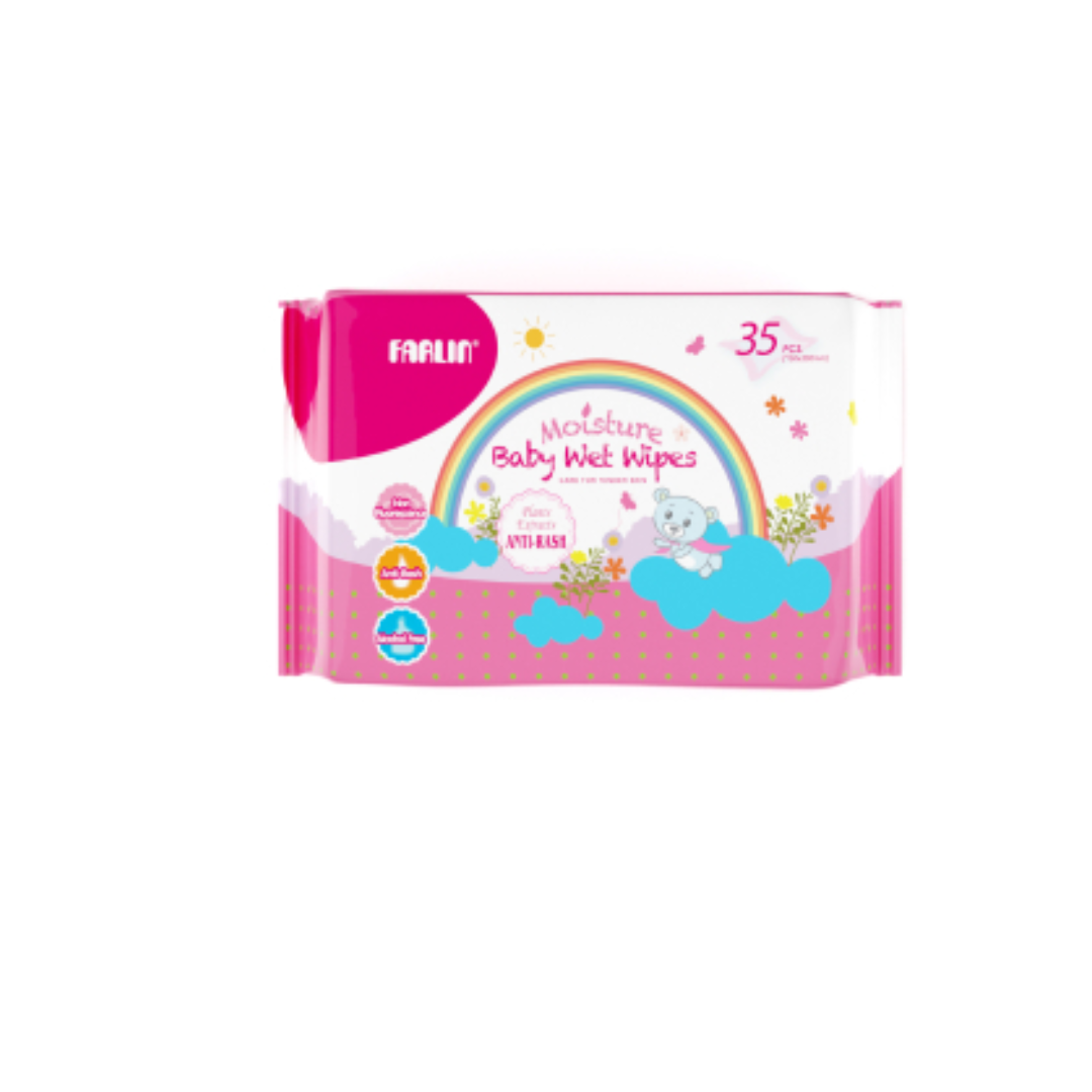 farlin anti rash wet wipes 35's product available at family pharmacy online buy now at qatar doha