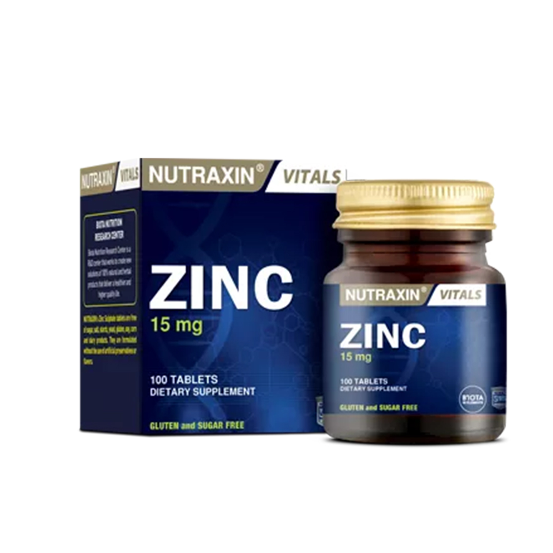 buy online ZINC (ZINC SULPHATE) 15MG TABLETS 100'S-NUTRAXIN 1  Qatar Doha