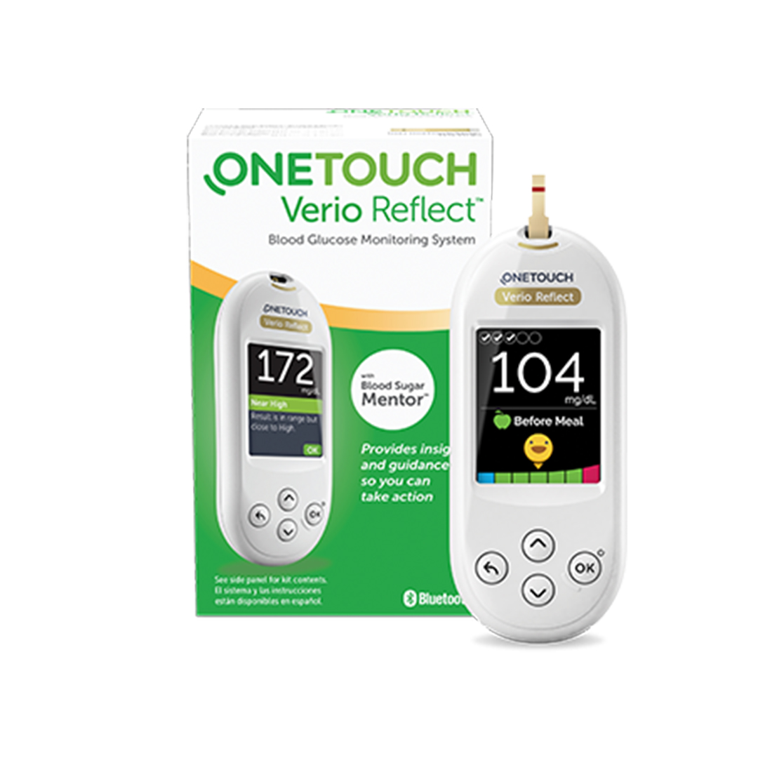 One Touch Vario Reflect Machine +2vario Strips 50.s product available at family pharmacy online buy now at qatar doha
