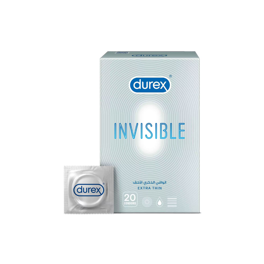 buy online Durex Invisible Condom  20's 1  Qatar Doha