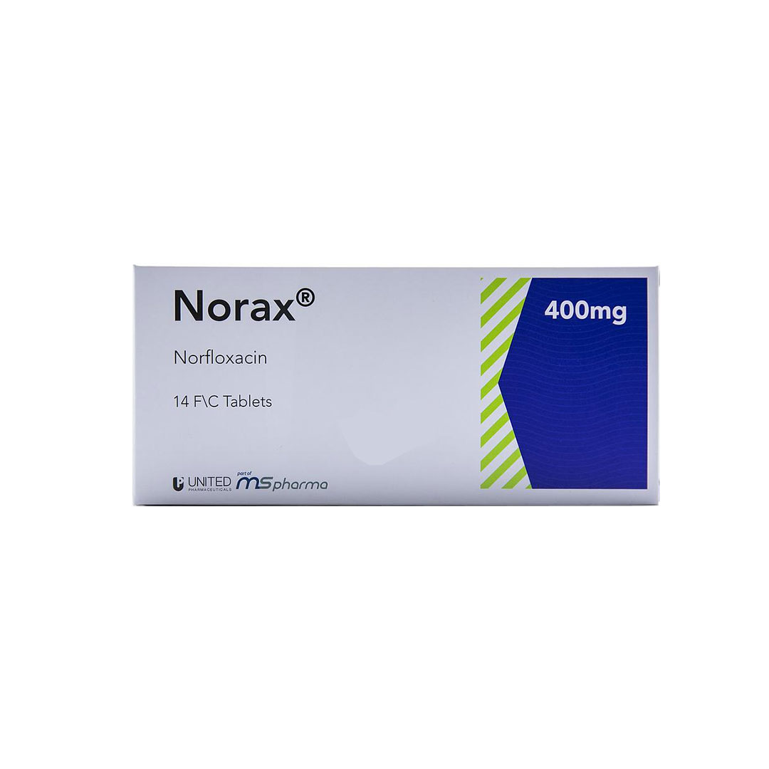 Norax 400mg Tablet 14's product available at family pharmacy online buy now at qatar doha