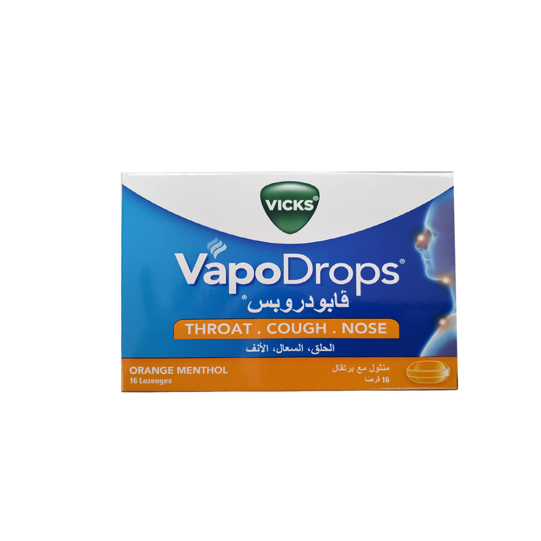 Vicks Vapodrops Lozenges 16'S (assorted)- 2.5gm product available at family pharmacy online buy now at qatar doha