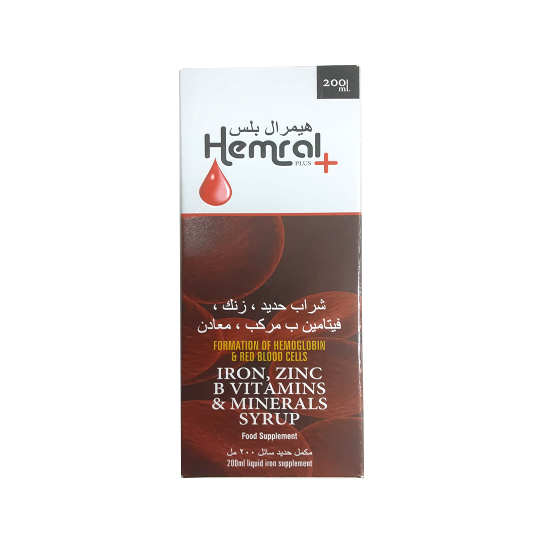 Hemral Plus Syrup 200ml product available at family pharmacy online buy now at qatar doha