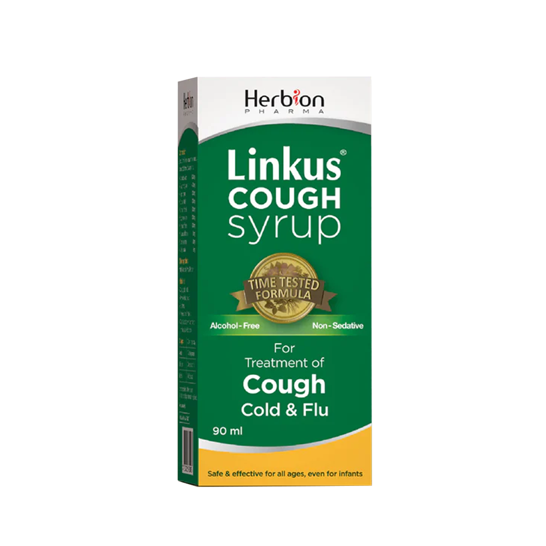 buy online LINKUS SUGAR FREE COUGH SYRUP- 90ML 1  Qatar Doha