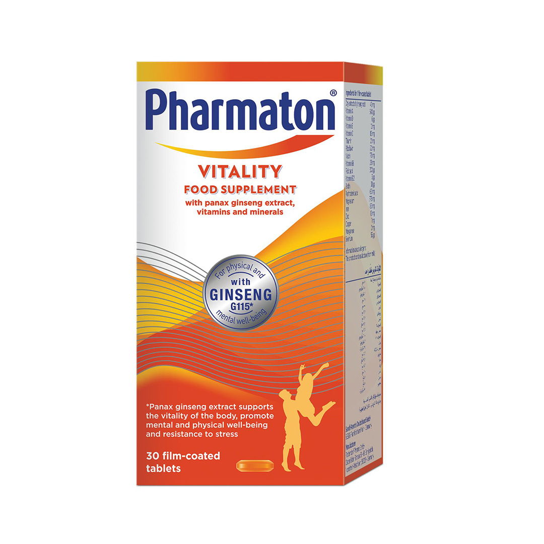 buy online Pharmaton Vitality Tablets 30'S 1  Qatar Doha