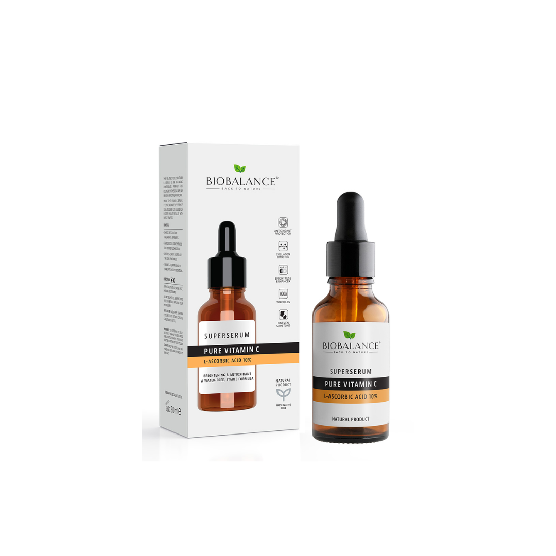 Biobalance Vit C L-ascorbic Acid Super Serum 30ml product available at family pharmacy online buy now at qatar doha