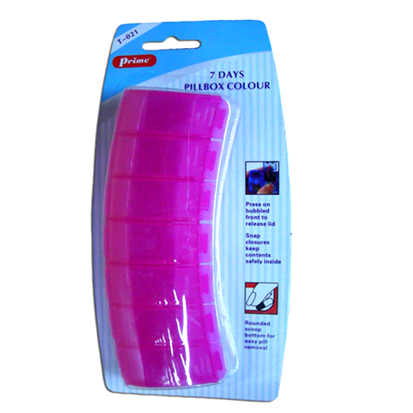 Pillbox Colour [ T-021) 7 Days Prime product available at family pharmacy online buy now at qatar doha