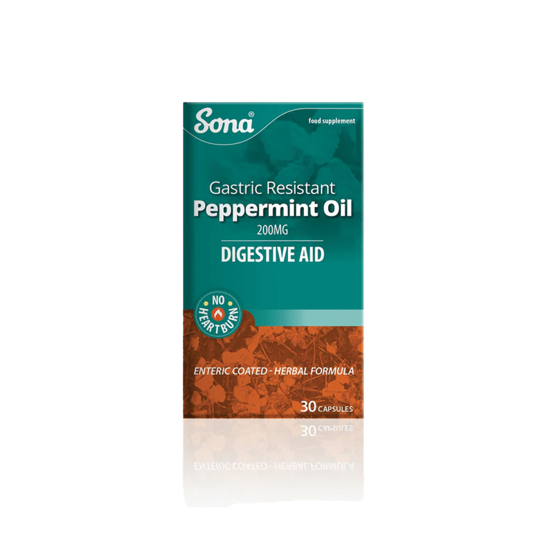 buy online Sona Gastric Resistant Peppermint Oil 200 Mg Capsule 30's 1  Qatar Doha