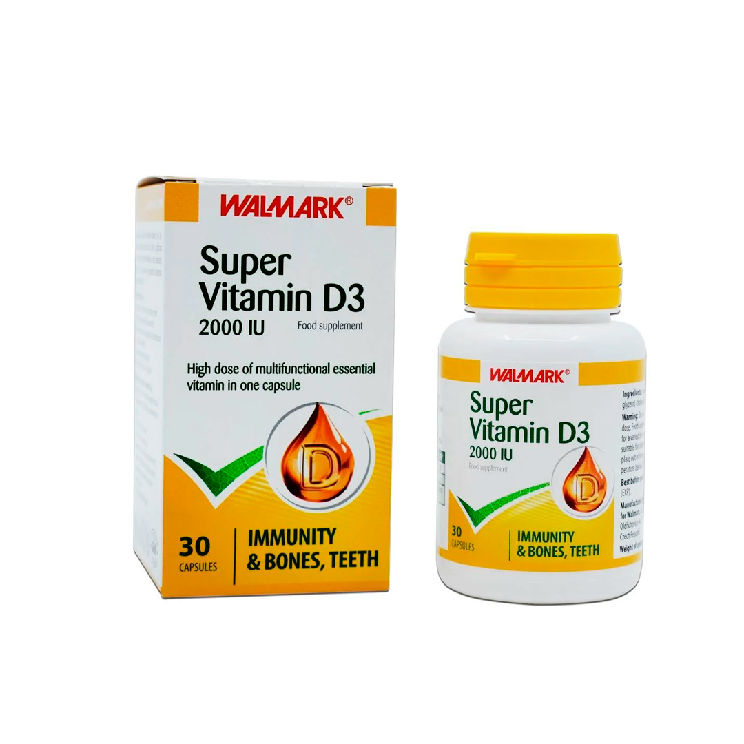 Super Vitamin D3 2000 Iu Capsule 30'S product available at family pharmacy online buy now at qatar doha