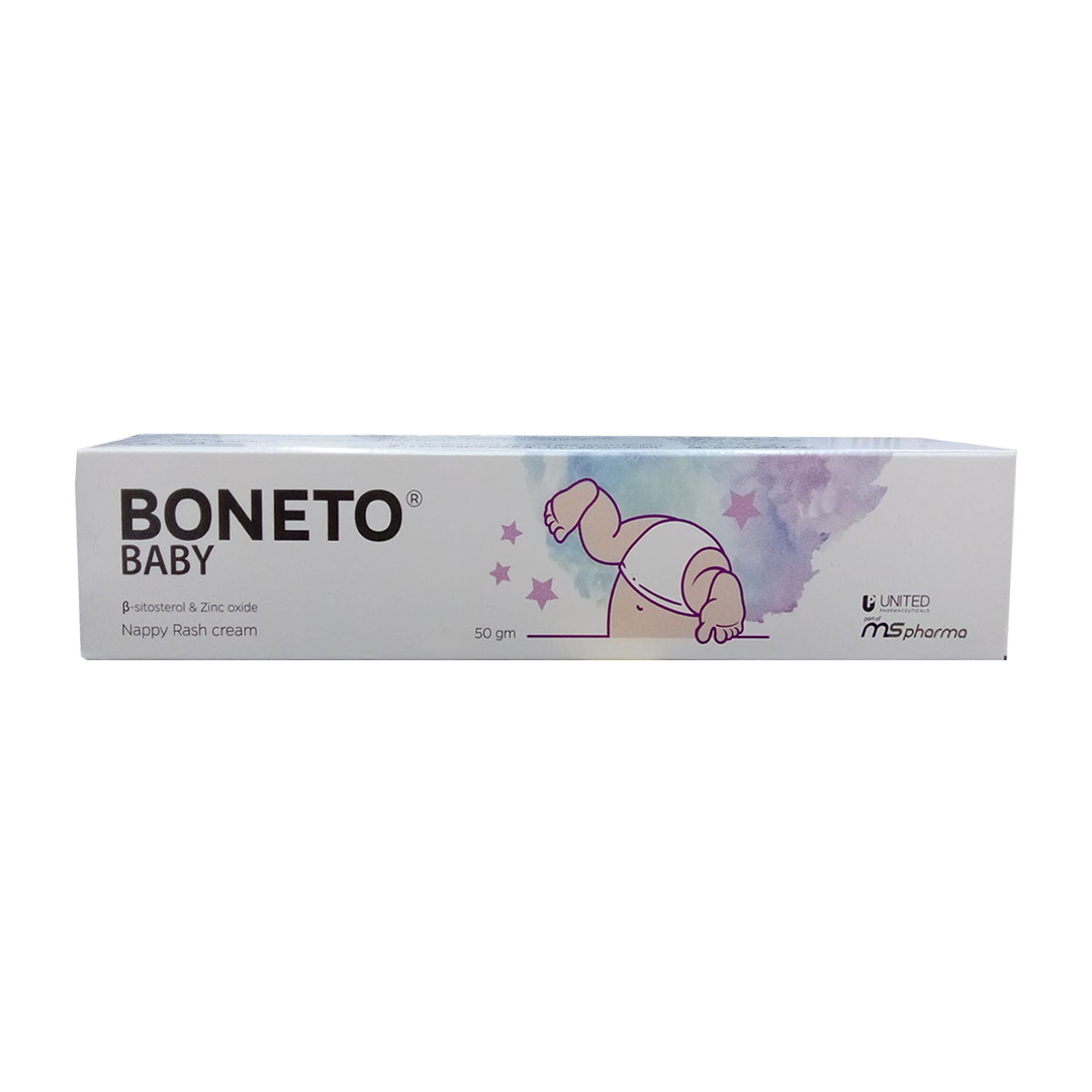 buy online BONETO BABY NAPPY RASH CREAM 50GM 1  Qatar Doha