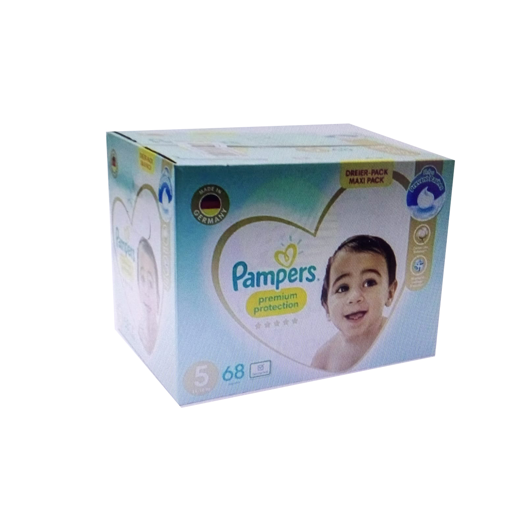 buy online PAMPERS PREMIUM CARE DIAPERS S5 68'S 1  Qatar Doha