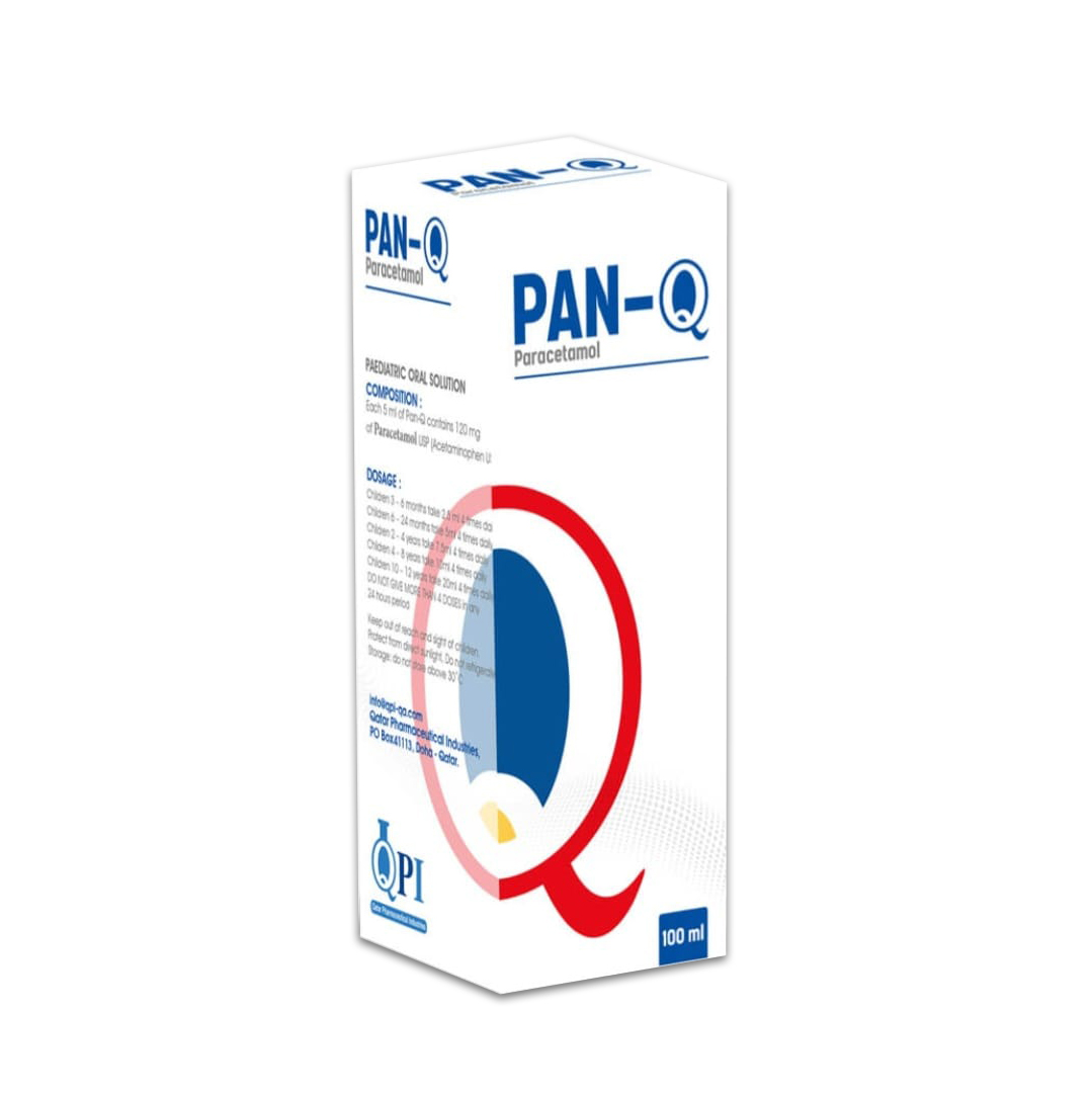 buy online Pan- Q (120Mg/5Ml ) Syrup -100Ml 120mg/5ml  Qatar Doha