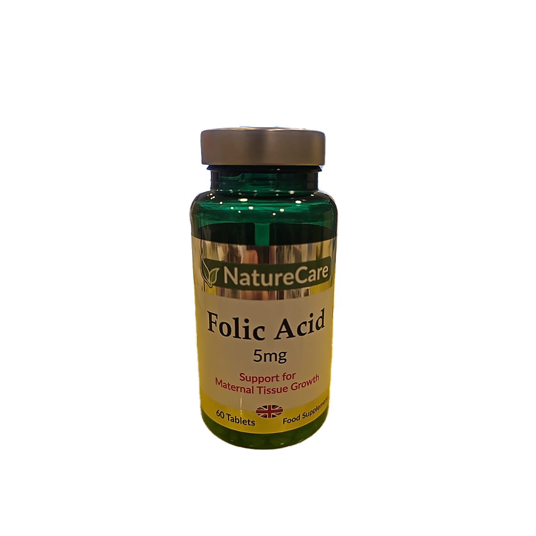 buy online FOLIC ACID 5MG TABLETS 60'S #NATURE CARE 1  Qatar Doha