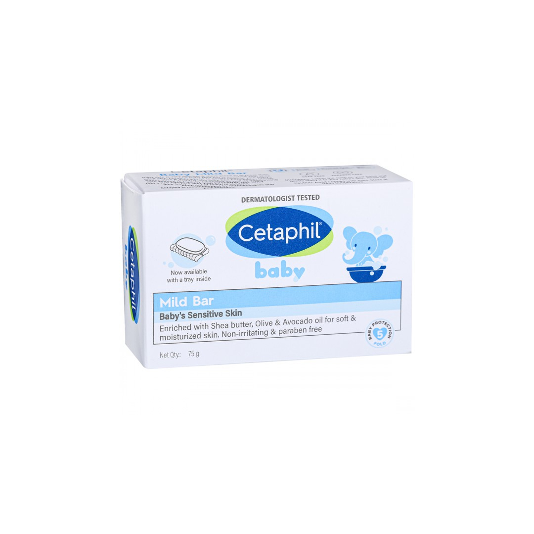 Galderma Cetaphil Baby Mild Bar 75gm product available at family pharmacy online buy now at qatar doha