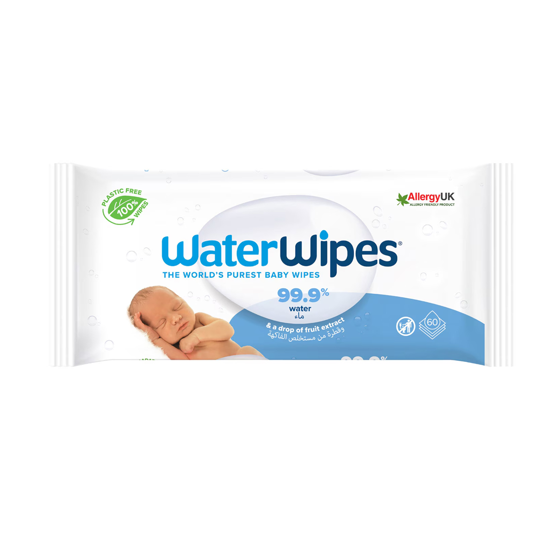 WATERWIPES BABY WIPES - 60'S product available at family pharmacy online buy now at qatar doha