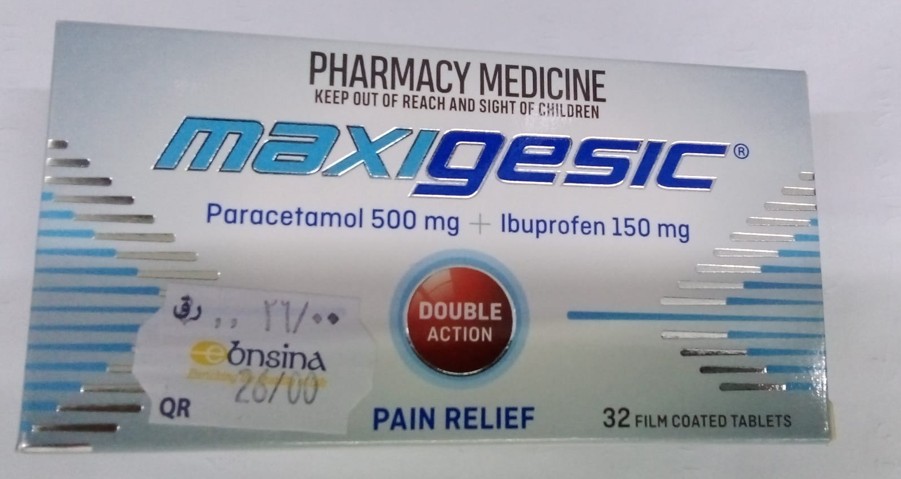 buy online MAXIGESIC(500MG/150MG) TABLETS -32'S 1  Qatar Doha