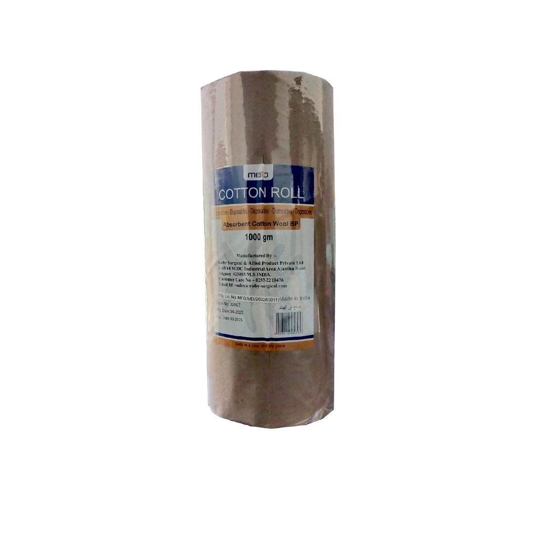 buy online Absorbant Cotton Roll Brown Wrap - Mexo 1000gm  Qatar Doha