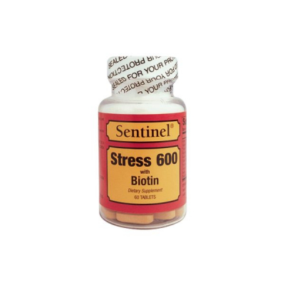 shop now Stress 600With Biotin 60Tab Sentinal  Available at Online  Pharmacy Qatar Doha 