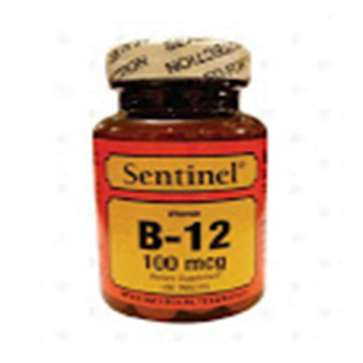 shop now Vitamin B-12 [100Mcg] Tablets 100'S Sentinal  Available at Online  Pharmacy Qatar Doha 