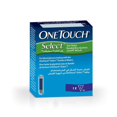 shop now One Touch Select Strips 50'S  Available at Online  Pharmacy Qatar Doha 