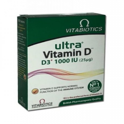 shop now Ultra Vitamin D3 (1000Iu) Tablets 96'S  Available at Online  Pharmacy Qatar Doha 