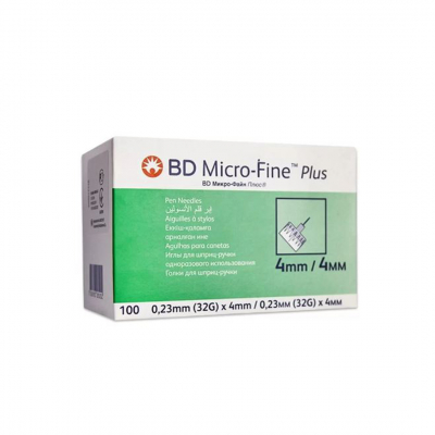 shop now Bd Micro Fineneedle 32G*4Mm  Available at Online  Pharmacy Qatar Doha 