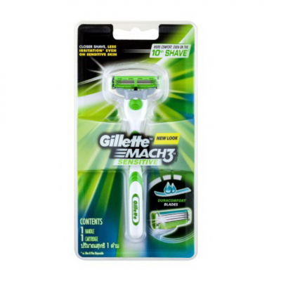 shop now Gillette [Mach-3 Sens] Razor 1'S  Available at Online  Pharmacy Qatar Doha 