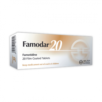 shop now Famodar 20Mg Tablet 30'S  Available at Online  Pharmacy Qatar Doha 