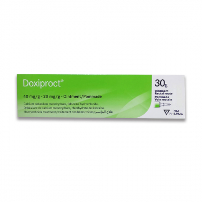 shop now Doxiproct Ointment 30Gm  Available at Online  Pharmacy Qatar Doha 