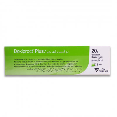 shop now Doxiproct Plus Ointment 20Gm  Available at Online  Pharmacy Qatar Doha 