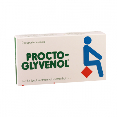 shop now Procto Glyvenol Suppository 10'S  Available at Online  Pharmacy Qatar Doha 