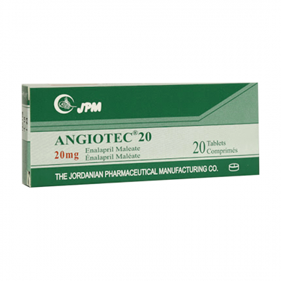 shop now Angiotec 20Mg Tablet 20'S  Available at Online  Pharmacy Qatar Doha 