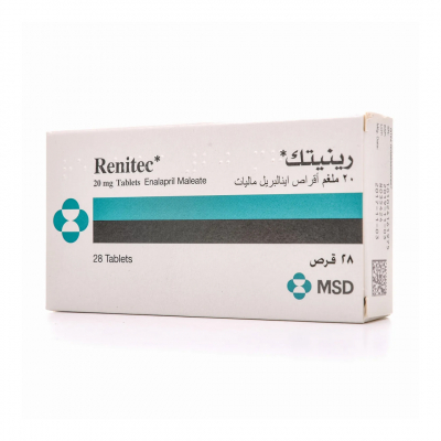 shop now Renitec 20Mg Tablet 28'S  Available at Online  Pharmacy Qatar Doha 