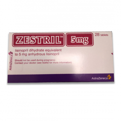 shop now Zestril 5Mg Tablet 28'S  Available at Online  Pharmacy Qatar Doha 