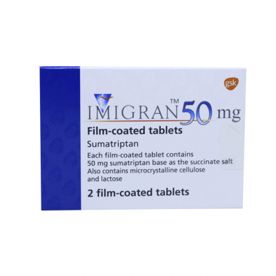 shop now Imigran 50Mg Tablet 2'S  Available at Online  Pharmacy Qatar Doha 