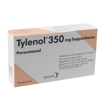 shop now Tylenol Suppository [350Mg]10'S  Available at Online  Pharmacy Qatar Doha 