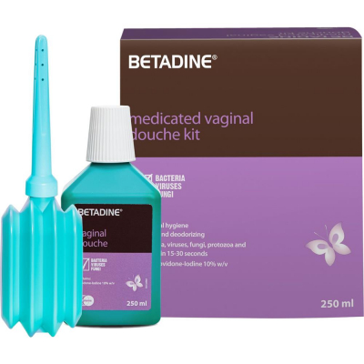 shop now Betadine Douche Kit 250Ml  Available at Online  Pharmacy Qatar Doha 
