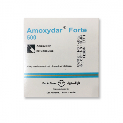 shop now Amoxydar Forte 500Mg Capsule 20'S  Available at Online  Pharmacy Qatar Doha 