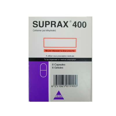 shop now Suprax 400Mg Capsule 6'S  Available at Online  Pharmacy Qatar Doha 