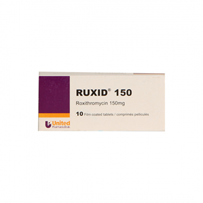 shop now Ruxid 150Mg Tablet 10'S  Available at Online  Pharmacy Qatar Doha 