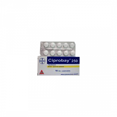 shop now Ciprobay 250Mg Tablet 10'S  Available at Online  Pharmacy Qatar Doha 