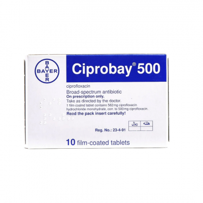 shop now Ciprobay 500Mg Tablet 10'S  Available at Online  Pharmacy Qatar Doha 