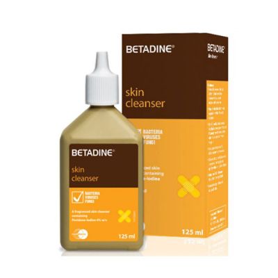 shop now Betadine Cleanser [Skin] 125Ml  Available at Online  Pharmacy Qatar Doha 