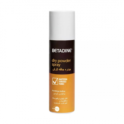 shop now Betadine Spray [Dry Powder] 55Gm  Available at Online  Pharmacy Qatar Doha 